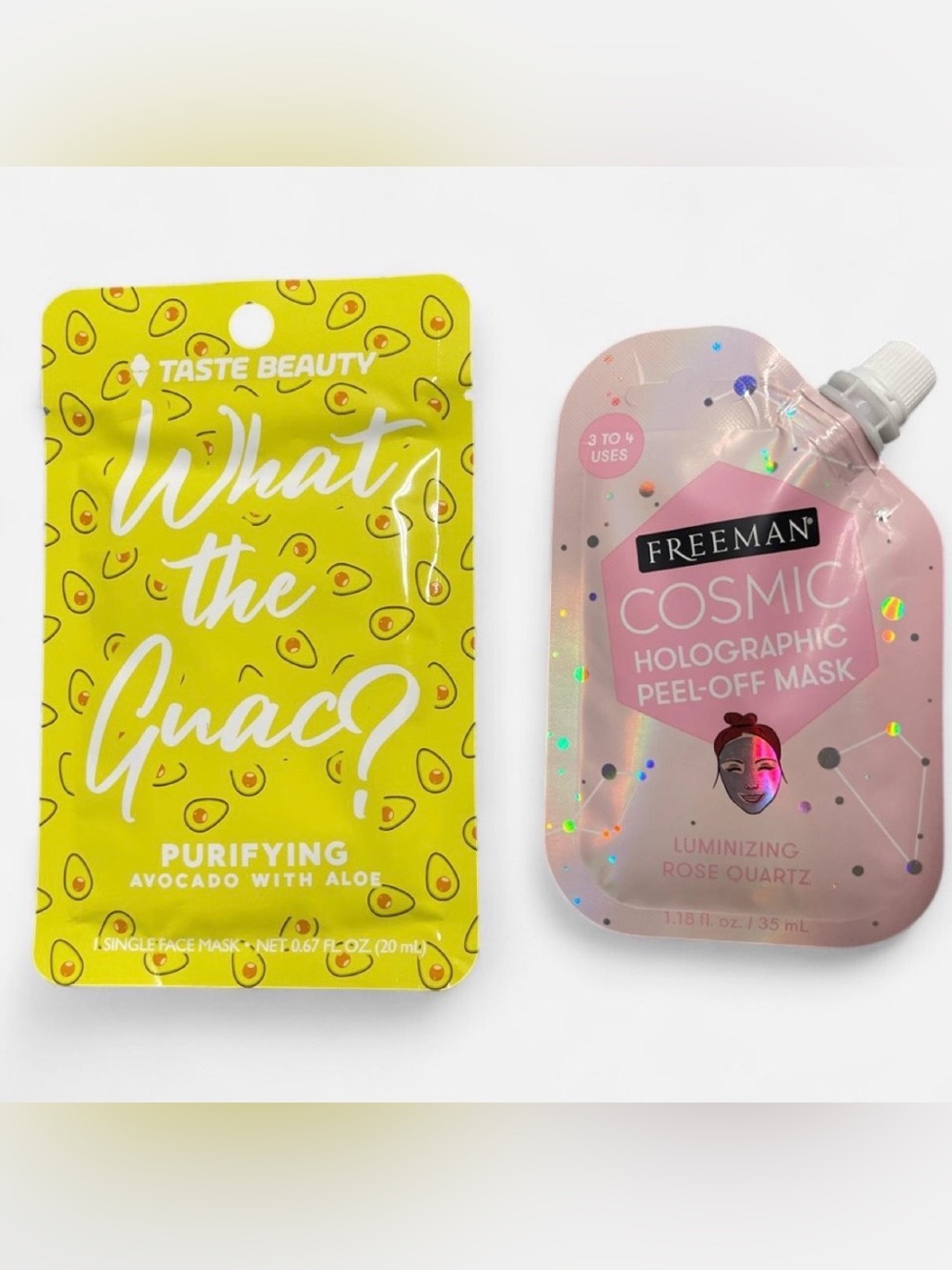 Cosmic Holographic Peel-Off Mask - Luminizing Rose Quartz (Pink)